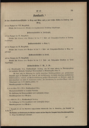 Post- und Telegraphen-Verordnungsblatt für das Verwaltungsgebiet des K.-K. Handelsministeriums 19040225 Seite: 3