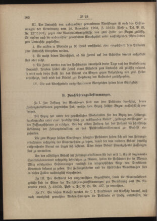 Post- und Telegraphen-Verordnungsblatt für das Verwaltungsgebiet des K.-K. Handelsministeriums 19040315 Seite: 2