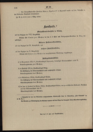 Post- und Telegraphen-Verordnungsblatt für das Verwaltungsgebiet des K.-K. Handelsministeriums 19040323 Seite: 4