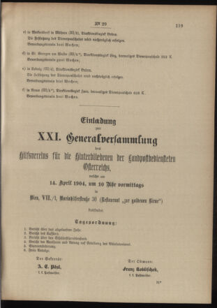 Post- und Telegraphen-Verordnungsblatt für das Verwaltungsgebiet des K.-K. Handelsministeriums 19040324 Seite: 3