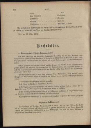 Post- und Telegraphen-Verordnungsblatt für das Verwaltungsgebiet des K.-K. Handelsministeriums 19040330 Seite: 2