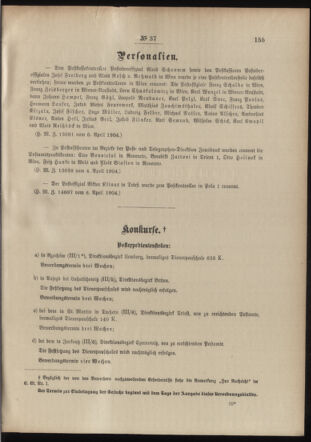 Post- und Telegraphen-Verordnungsblatt für das Verwaltungsgebiet des K.-K. Handelsministeriums 19040413 Seite: 3