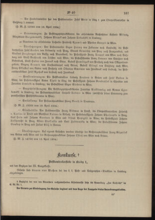 Post- und Telegraphen-Verordnungsblatt für das Verwaltungsgebiet des K.-K. Handelsministeriums 19040425 Seite: 3