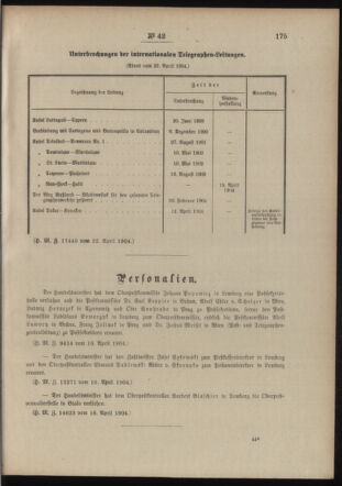 Post- und Telegraphen-Verordnungsblatt für das Verwaltungsgebiet des K.-K. Handelsministeriums 19040502 Seite: 3