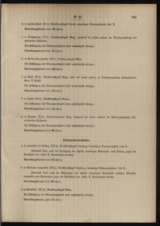 Post- und Telegraphen-Verordnungsblatt für das Verwaltungsgebiet des K.-K. Handelsministeriums 19040513 Seite: 7