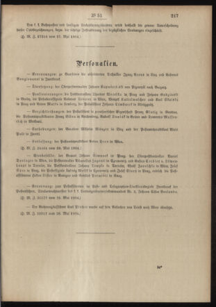 Post- und Telegraphen-Verordnungsblatt für das Verwaltungsgebiet des K.-K. Handelsministeriums 19040601 Seite: 3