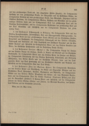 Post- und Telegraphen-Verordnungsblatt für das Verwaltungsgebiet des K.-K. Handelsministeriums 19040608 Seite: 5