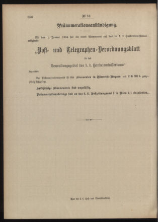 Post- und Telegraphen-Verordnungsblatt für das Verwaltungsgebiet des K.-K. Handelsministeriums 19040614 Seite: 18