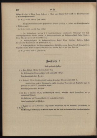 Post- und Telegraphen-Verordnungsblatt für das Verwaltungsgebiet des K.-K. Handelsministeriums 19040628 Seite: 6