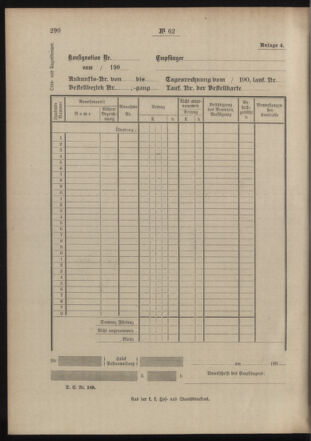 Post- und Telegraphen-Verordnungsblatt für das Verwaltungsgebiet des K.-K. Handelsministeriums 19040701 Seite: 8