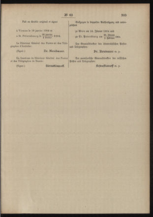 Post- und Telegraphen-Verordnungsblatt für das Verwaltungsgebiet des K.-K. Handelsministeriums 19040702 Seite: 13