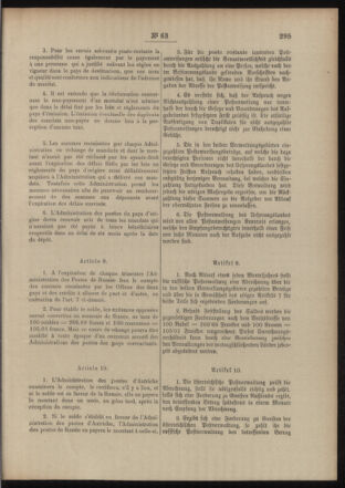 Post- und Telegraphen-Verordnungsblatt für das Verwaltungsgebiet des K.-K. Handelsministeriums 19040702 Seite: 5