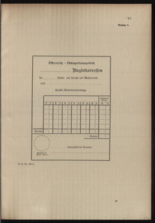 Post- und Telegraphen-Verordnungsblatt für das Verwaltungsgebiet des K.-K. Handelsministeriums 19040728 Seite: 15