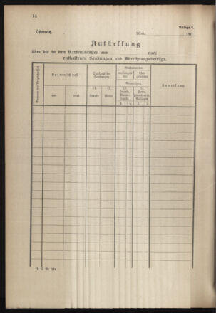 Post- und Telegraphen-Verordnungsblatt für das Verwaltungsgebiet des K.-K. Handelsministeriums 19040728 Seite: 18