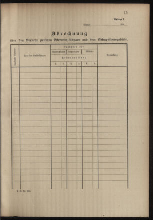 Post- und Telegraphen-Verordnungsblatt für das Verwaltungsgebiet des K.-K. Handelsministeriums 19040728 Seite: 19