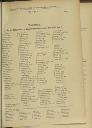 Post- und Telegraphen-Verordnungsblatt für das Verwaltungsgebiet des K.-K. Handelsministeriums 19040902 Seite: 5