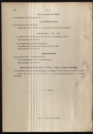 Post- und Telegraphen-Verordnungsblatt für das Verwaltungsgebiet des K.-K. Handelsministeriums 19040927 Seite: 4