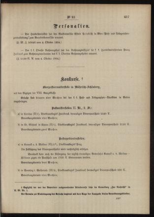 Post- und Telegraphen-Verordnungsblatt für das Verwaltungsgebiet des K.-K. Handelsministeriums 19041014 Seite: 3