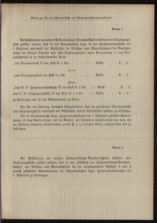 Post- und Telegraphen-Verordnungsblatt für das Verwaltungsgebiet des K.-K. Handelsministeriums 19041014 Seite: 5