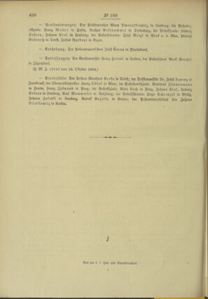 Post- und Telegraphen-Verordnungsblatt für das Verwaltungsgebiet des K.-K. Handelsministeriums 19041104 Seite: 4