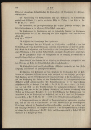 Post- und Telegraphen-Verordnungsblatt für das Verwaltungsgebiet des K.-K. Handelsministeriums 19041110 Seite: 4