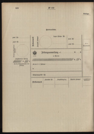 Post- und Telegraphen-Verordnungsblatt für das Verwaltungsgebiet des K.-K. Handelsministeriums 19041110 Seite: 6