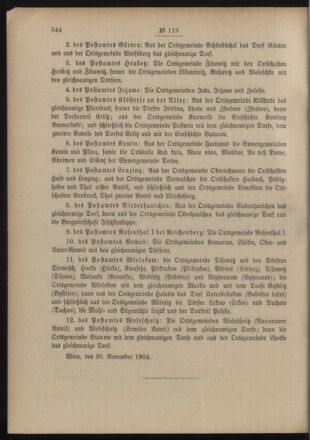 Post- und Telegraphen-Verordnungsblatt für das Verwaltungsgebiet des K.-K. Handelsministeriums 19041209 Seite: 4