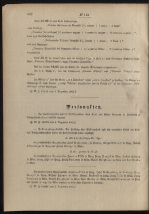 Post- und Telegraphen-Verordnungsblatt für das Verwaltungsgebiet des K.-K. Handelsministeriums 19041211 Seite: 2