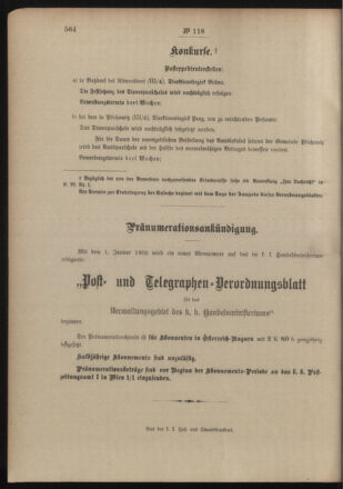 Post- und Telegraphen-Verordnungsblatt für das Verwaltungsgebiet des K.-K. Handelsministeriums 19041220 Seite: 4