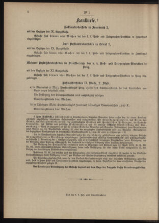 Post- und Telegraphen-Verordnungsblatt für das Verwaltungsgebiet des K.-K. Handelsministeriums 19050107 Seite: 4