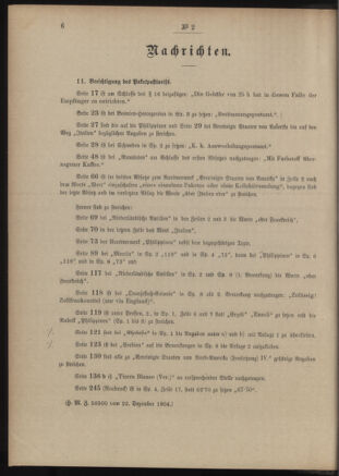 Post- und Telegraphen-Verordnungsblatt für das Verwaltungsgebiet des K.-K. Handelsministeriums 19050112 Seite: 2