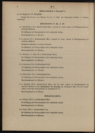 Post- und Telegraphen-Verordnungsblatt für das Verwaltungsgebiet des K.-K. Handelsministeriums 19050112 Seite: 4