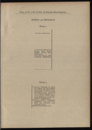 Post- und Telegraphen-Verordnungsblatt für das Verwaltungsgebiet des K.-K. Handelsministeriums 19050112 Seite: 7