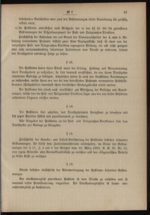 Post- und Telegraphen-Verordnungsblatt für das Verwaltungsgebiet des K.-K. Handelsministeriums 19050124 Seite: 5