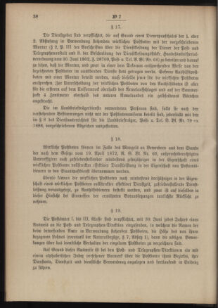 Post- und Telegraphen-Verordnungsblatt für das Verwaltungsgebiet des K.-K. Handelsministeriums 19050124 Seite: 6