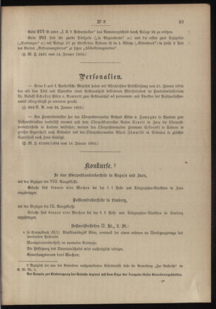 Post- und Telegraphen-Verordnungsblatt für das Verwaltungsgebiet des K.-K. Handelsministeriums 19050127 Seite: 3