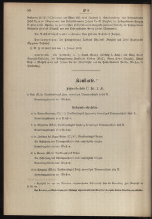 Post- und Telegraphen-Verordnungsblatt für das Verwaltungsgebiet des K.-K. Handelsministeriums 19050131 Seite: 6