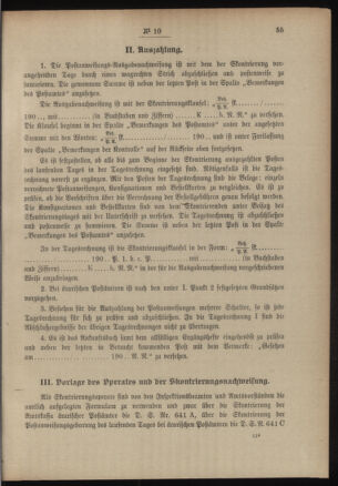 Post- und Telegraphen-Verordnungsblatt für das Verwaltungsgebiet des K.-K. Handelsministeriums 19050203 Seite: 3