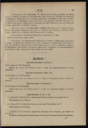 Post- und Telegraphen-Verordnungsblatt für das Verwaltungsgebiet des K.-K. Handelsministeriums 19050209 Seite: 5