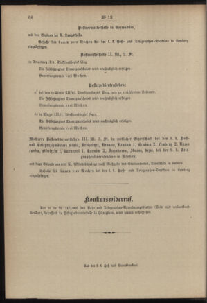 Post- und Telegraphen-Verordnungsblatt für das Verwaltungsgebiet des K.-K. Handelsministeriums 19050214 Seite: 4