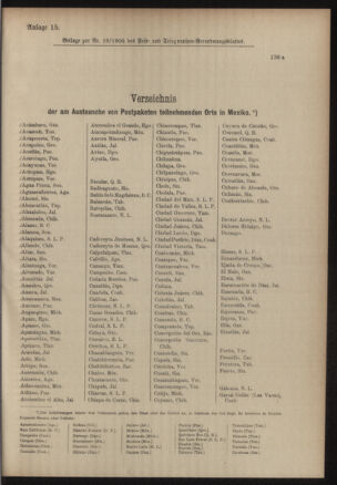 Post- und Telegraphen-Verordnungsblatt für das Verwaltungsgebiet des K.-K. Handelsministeriums 19050225 Seite: 13