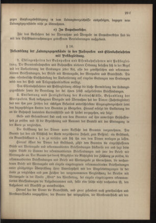 Post- und Telegraphen-Verordnungsblatt für das Verwaltungsgebiet des K.-K. Handelsministeriums 19050227 Seite: 21