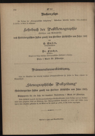 Post- und Telegraphen-Verordnungsblatt für das Verwaltungsgebiet des K.-K. Handelsministeriums 19050324 Seite: 4