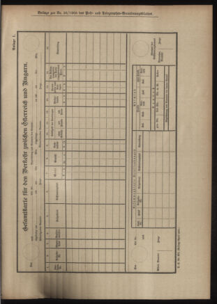 Post- und Telegraphen-Verordnungsblatt für das Verwaltungsgebiet des K.-K. Handelsministeriums 19050413 Seite: 7