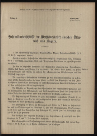 Post- und Telegraphen-Verordnungsblatt für das Verwaltungsgebiet des K.-K. Handelsministeriums 19050413 Seite: 9