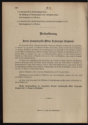 Post- und Telegraphen-Verordnungsblatt für das Verwaltungsgebiet des K.-K. Handelsministeriums 19050501 Seite: 4