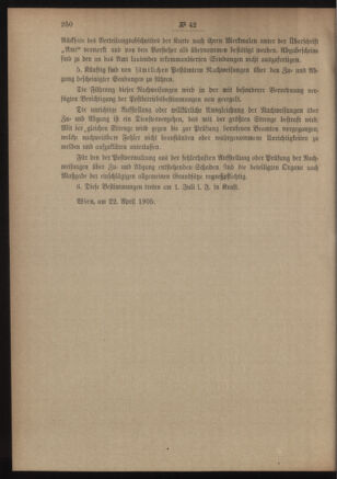 Post- und Telegraphen-Verordnungsblatt für das Verwaltungsgebiet des K.-K. Handelsministeriums 19050503 Seite: 10