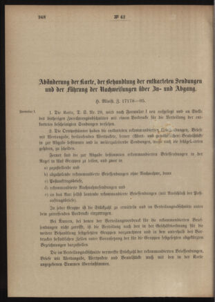 Post- und Telegraphen-Verordnungsblatt für das Verwaltungsgebiet des K.-K. Handelsministeriums 19050503 Seite: 8