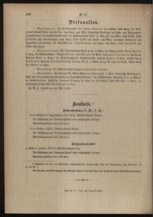 Post- und Telegraphen-Verordnungsblatt für das Verwaltungsgebiet des K.-K. Handelsministeriums 19050529 Seite: 4