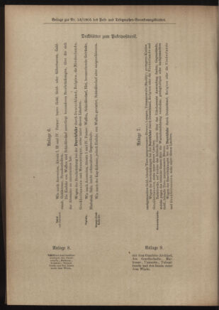 Post- und Telegraphen-Verordnungsblatt für das Verwaltungsgebiet des K.-K. Handelsministeriums 19050603 Seite: 8